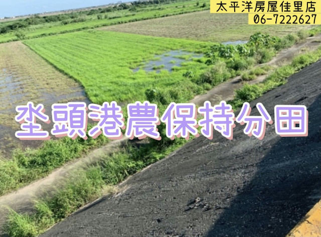 坔頭港農保持分田,台南市鹽水區坔頭港段