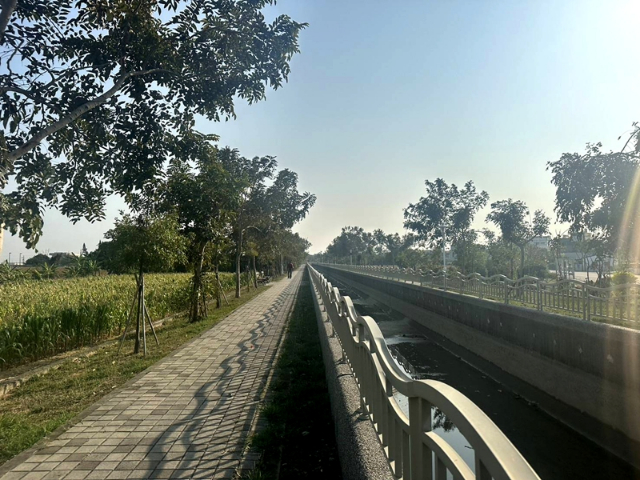 西港綠川廊道旁農地,台南市西港區港東段
