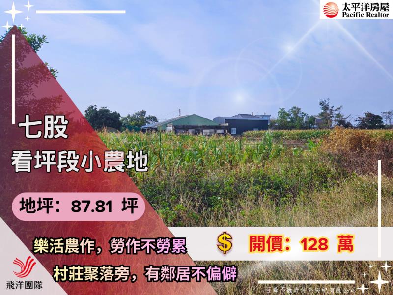 七股看坪小農田,台南市七股區看坪段